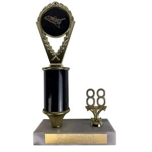1988 Vintage Space Shuttle Team Trophy Marble Base NASA Award